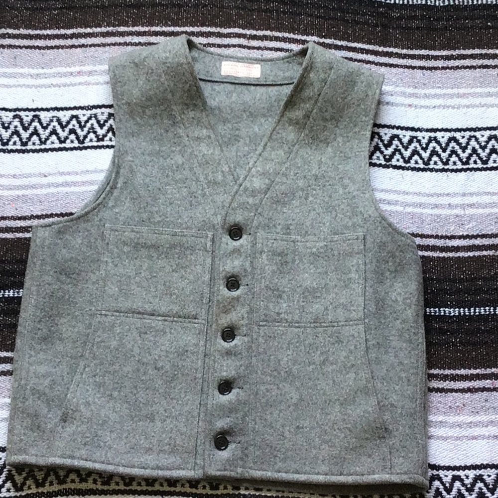 Filson 100% Mackinaw Wool Vest